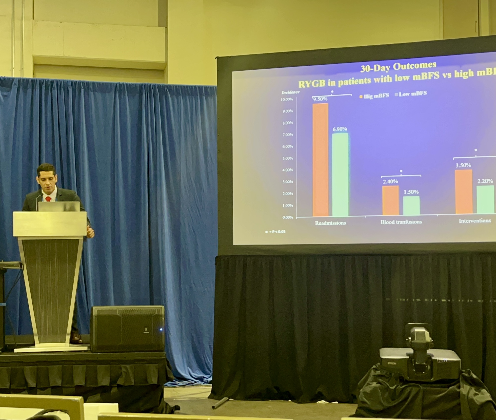 Presentación en conferencia médica