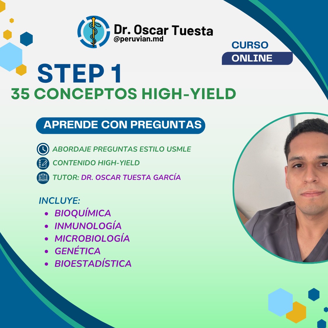 Portada del curso 35 Concepts High Yield